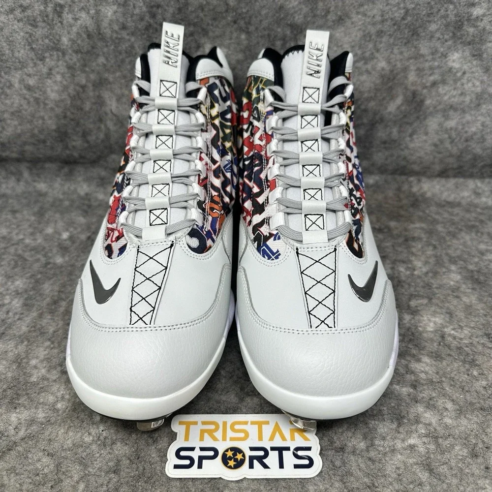 Nike Griffey 2 Baseball Cleats Mens Size 11 Jackie Robinson Day Metal HV6878-001